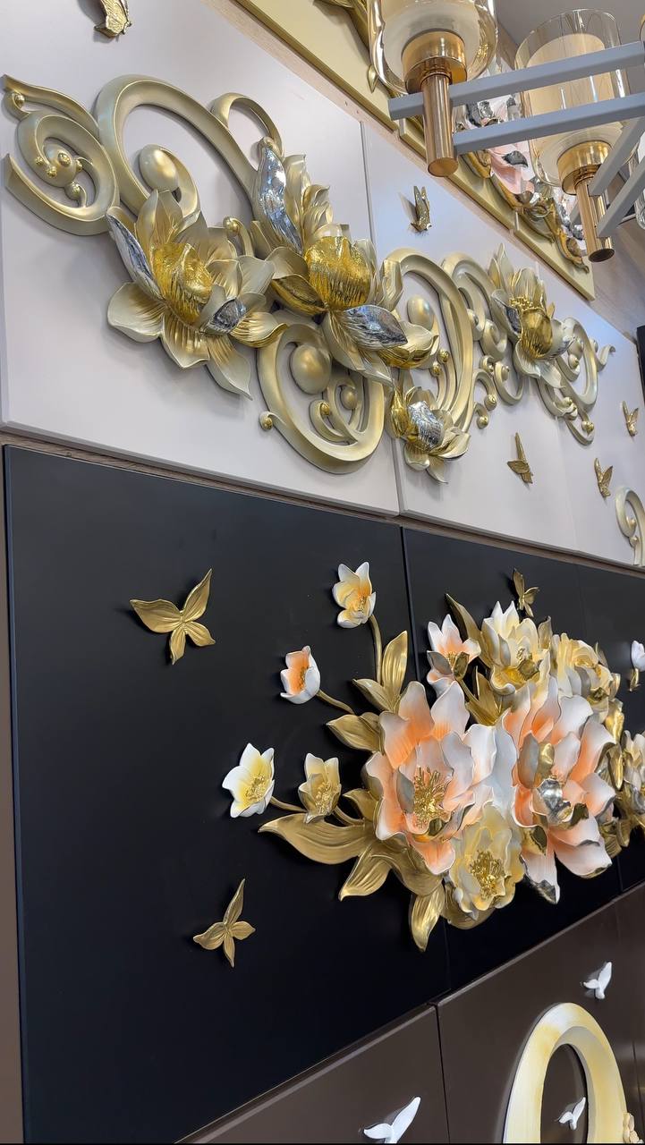 أجمل ديكور عصري مادة لاريزين الأصلية متكون من ثلاثة قطع جميلة أضف لمسة عصرية لبيتك