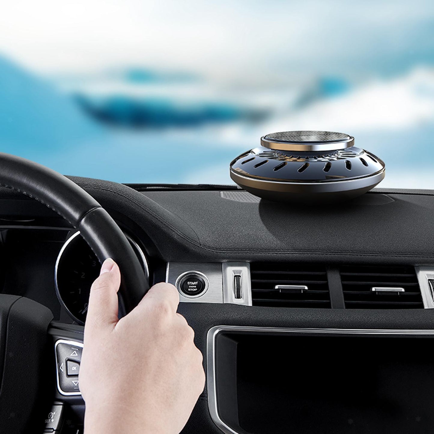 مبخرة السيارة العالمية  بالطاقة الشمسية توصيل مجاني