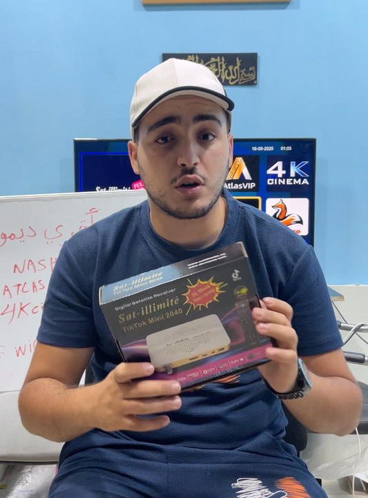 DEMO SAT ILIMMITE TIKTOK  + 15 ANS IPTV + 12 MOIS SERVEUR +TIKTOK YOUTUBE WIFI INTEGRER FLASHER