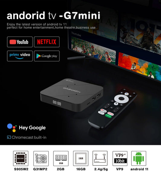 MII BOX S 4K ULTRA HD - توصيل مجاني - ORIGINAL BY ANDROID TV